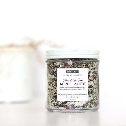 Mint Rose Botanical Tea Soak - 12oz